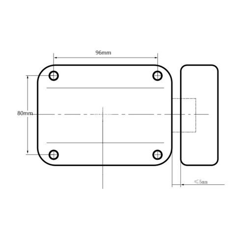 Cerradura Inteligente Inalámbrica De Control Remoto 3 Llaves-5
