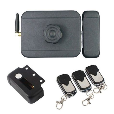 Cerradura Inteligente Inalámbrica De Control Remoto 3 Llaves-0