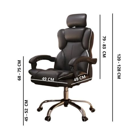 Silla YT - 820 Reclinable Giratoria Oficina Elegante Ergonómica-1