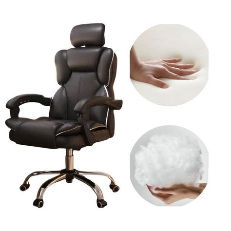 Silla YT - 820 Reclinable Giratoria Oficina Elegante Ergonómica-2