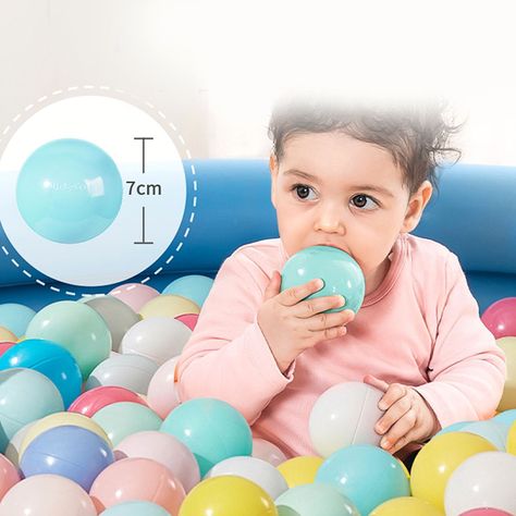 Pack 100 Pelotas Plásticas Para Piscina 7 cm Infantil-5