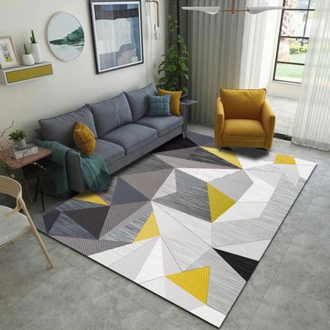 Alfombra Liviana 3d Moderna Para Sala De Estar 140 X 200 Cm-1