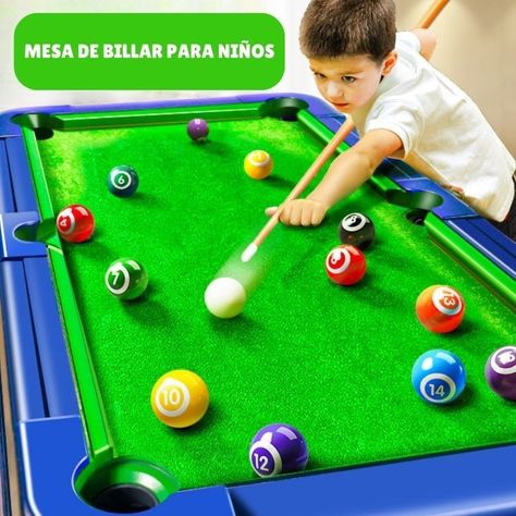 Mesa de Pool para Niños Mini Billar de Juguete-4