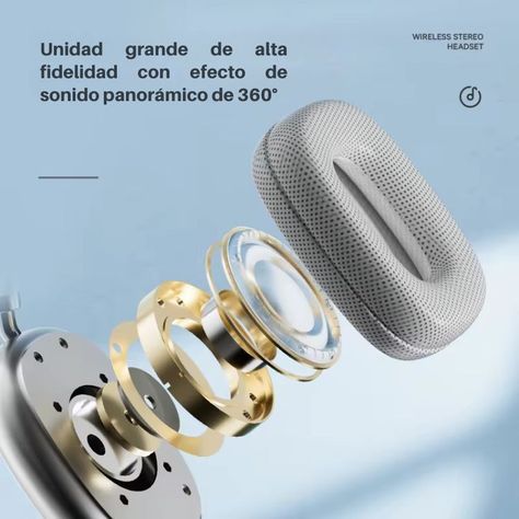 Audífonos Diadema Gamer P9 Bluetooth Cancelación de Ruido-2