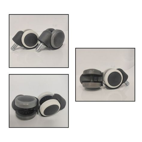 Pack 5 Ruedas Universal Silla Escritorio Oficina Repuesto-2