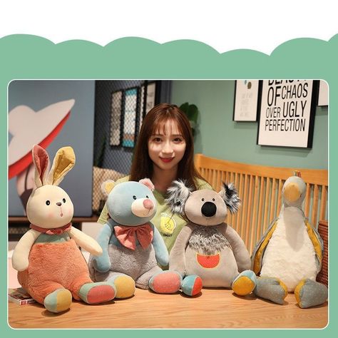 Peluche de Juguete Adorable Relajante Felpa 35cm-3