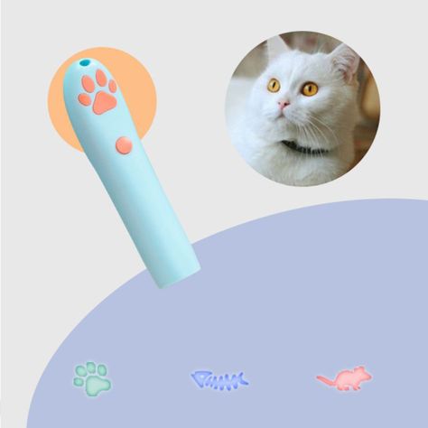 Laser Para Gatos Juguete Proyector Unipatron Violeta-1