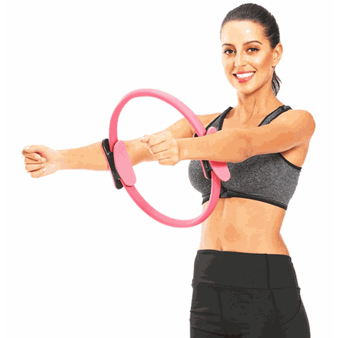 Anillo De Pilates Reformer Piernas Ejercicio Yoga - Celeste-3