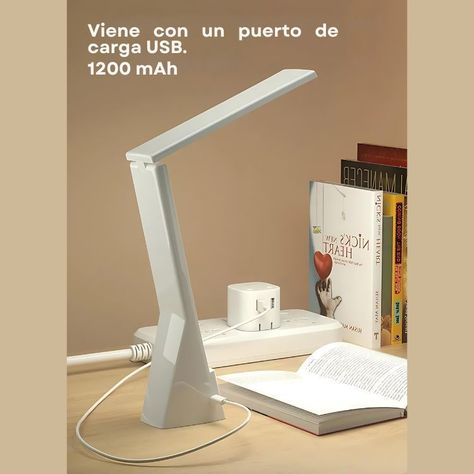 Lampara LED de Mesa Nocturna Escritorio Protección Ocular-4