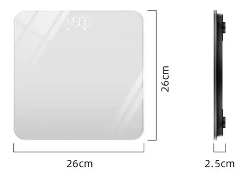Balanza Pesa Baño Usb Digital Vidrio Templado 180kgs-3