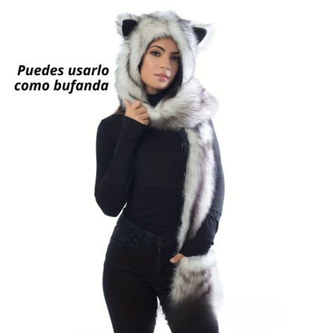 Gorro Kawai Con Orejas Y Bolsillo Unisex De Invierno-3