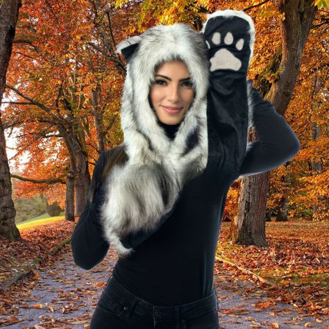Gorro Kawai Con Orejas Y Bolsillo Unisex De Invierno-6