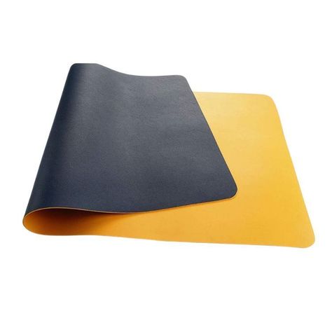 Alfombrilla Mouse Pad Cuero Doble Cara 80 X 40 Cm Impermeable-0