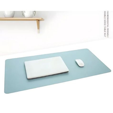 Alfombrilla Mouse Pad Cuero Doble Cara 80 X 40 Cm Impermeable-2