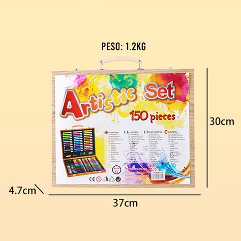 Kit de Pintura 150 Pcs Para Estudiantes Escolar-3