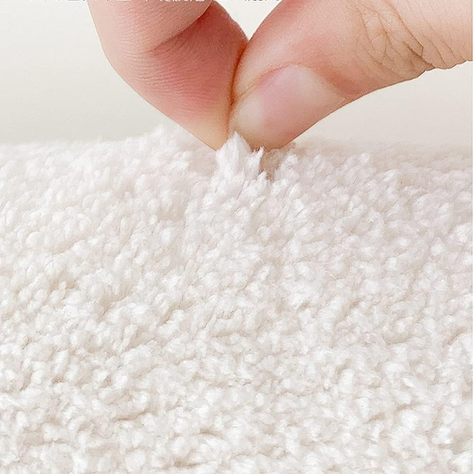 Alfombra Larga Ovalada Peluda Dormitorio Flores 120x40cm-2