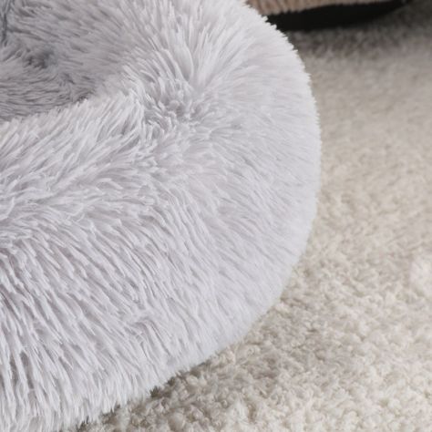 Cama Nido de Felpa Para Mascotas Con Forma de Rosca 50cm-4