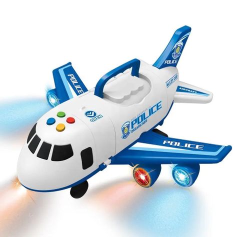 Avion Transportador 3 Coches con Música y Luces-1
