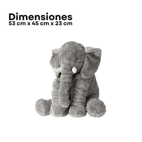 Almohada Para Bebe Peluche Diseño Elefante-2