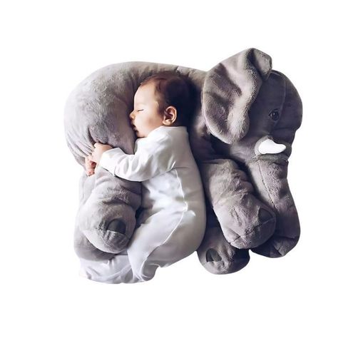 Almohada Para Bebe Peluche Diseño Elefante-3