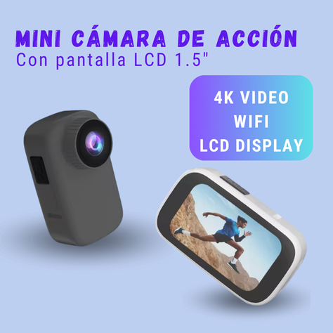 Mini Cámara De Acción Deportiva GO3 4K HD-3