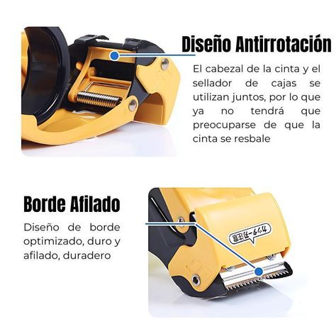 Dispensador Cortador De Scotch Cinta De Embalaje-4