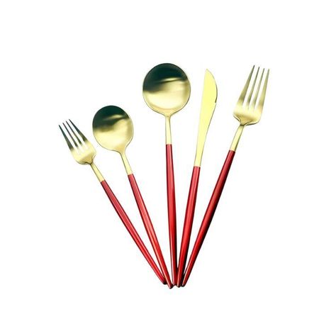 Set De 30 Cubiertos De Mesa Acero Inoxidable-2