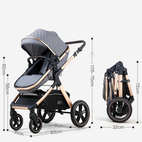 Coche Cuna Accesorios Bebé 5 En 1 Plegable Multifuncional-3
