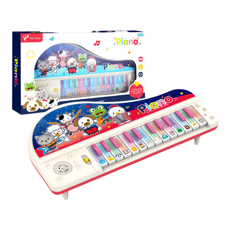 Piano Infantil Musical Animales Luces Y Melodías Interactivo-0