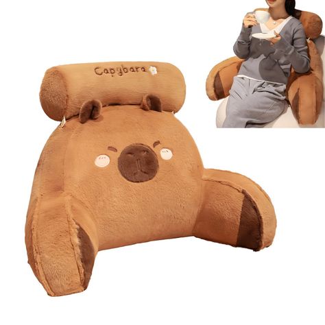 Almohada De Respaldo Capibara Cojin Multifuncional-0