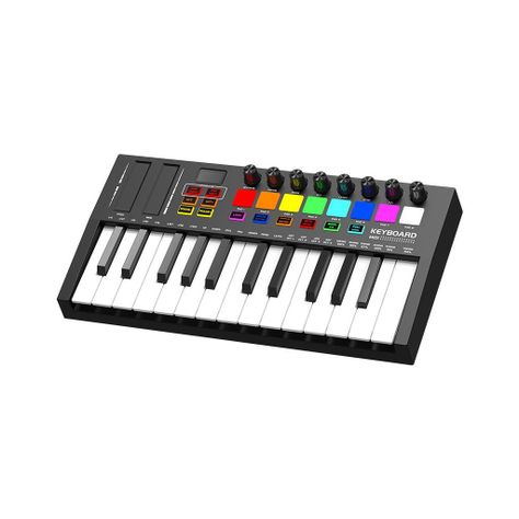 Teclado Midi 25 Teclas Controlador Musical Piano USB Crusec-0