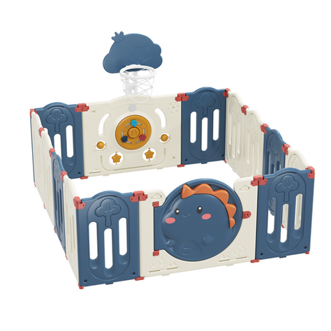 Corral De Juegos Infantil Dinosaurio Plegable 152cm X 152cm-0