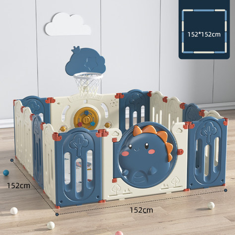 Corral De Juegos Infantil Dinosaurio Plegable 152cm X 152cm-1