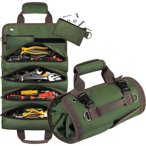 Bolso Organizador Herramientas Enrrollable De 5 Estuches-0