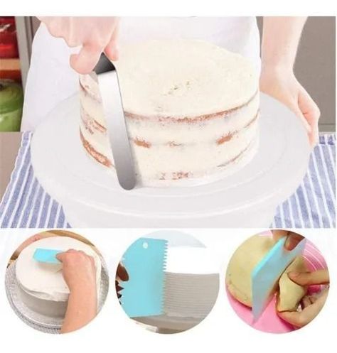 Set De Decoración De Reposteria 106 Piezas Base Giratoria 360°-2