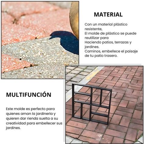 Molde Para Cemento Construcción Baldosas Decoración 40*40cm-0