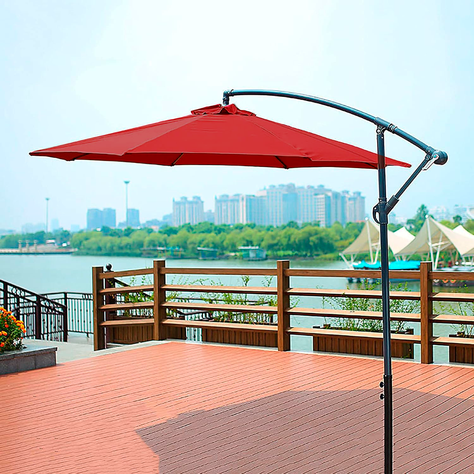 Toldo Quitasol Parasol Sombrilla Con Base-1