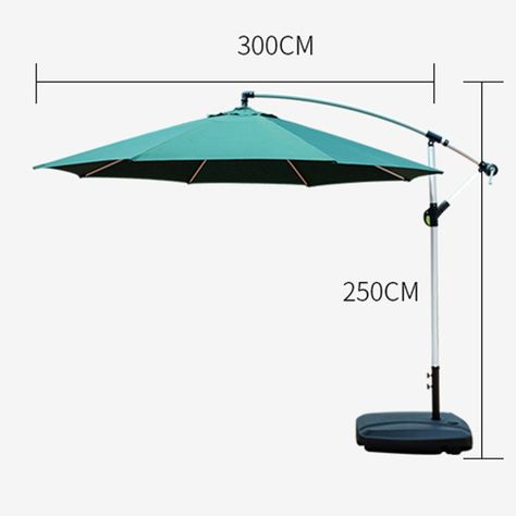 Toldo Quitasol Parasol Sombrilla Con Base-4