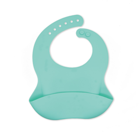 Babero Impermeable Para Bebes De Silicona Lavable-0