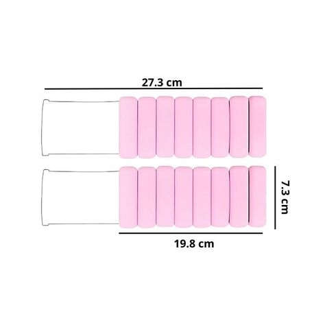 Pack 2 Pulseras de Entrenamiento Soporte de Peso 500gr-1