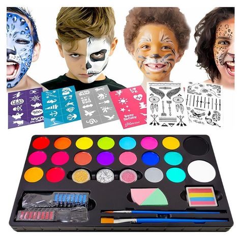 Paleta Maquillaje Infantil Pintacaritas Cumpleaños Eventos-1