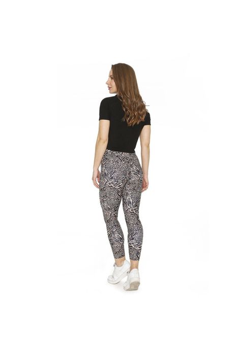 Mujer Calza Legging Con Pretina H2O Wear Animal Print Beige-6