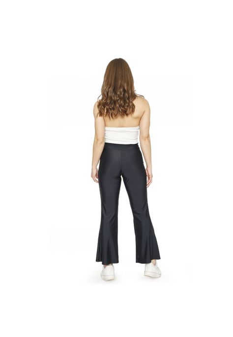 Mujer Calza Flare Con Pretina  H2O Wear Negra-1
