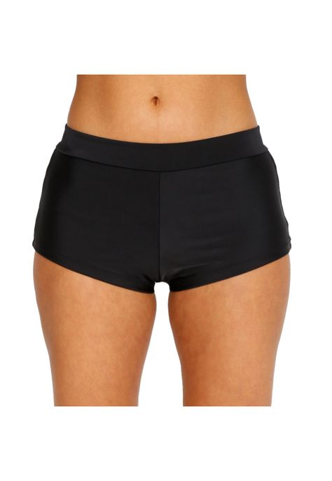 Traje de Baño Mujer Hot Pant  Negro-0