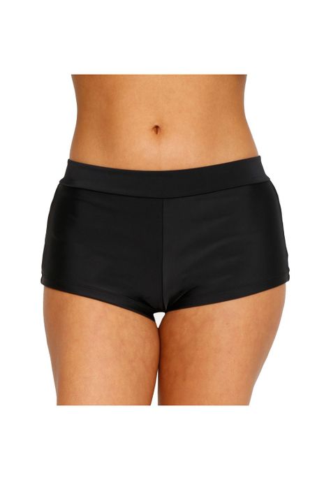 Traje de Baño Mujer Hot Pant  Negro-1