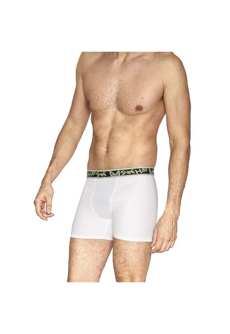Short Lycra  Hombre  H2O Wear Blanco-2