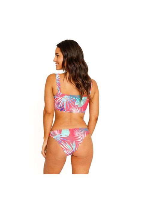 Traje de Baño Bikini Top Two Ways para Mujer Azul-1