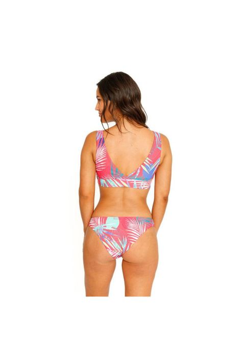 Traje de Baño Bikini Top Two Ways para Mujer Azul-6