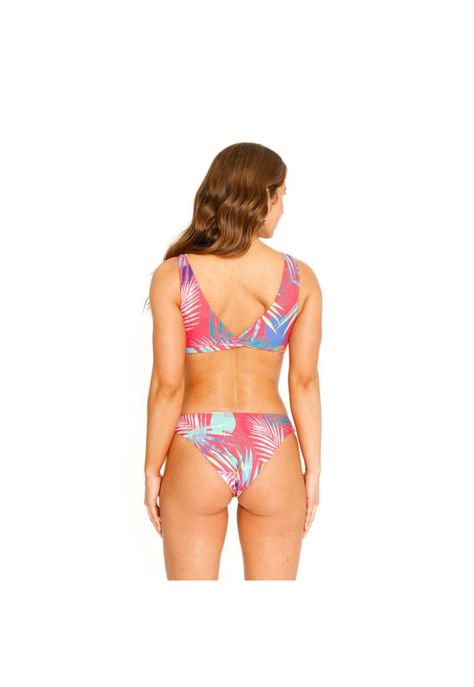 Traje de Baño Bikini Top Two Ways para Mujer Azul-8