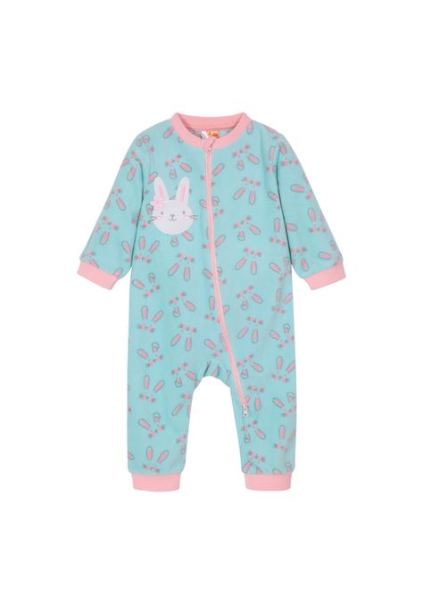 Beba Pijama Conejo 1Pz H2O Wear Verde Agua-0